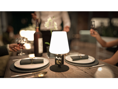 Securit® MICHELLE bordlampe med tavle