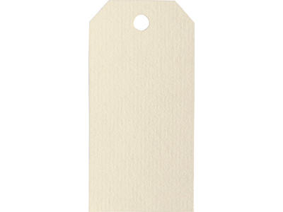 Manilla Tags 110g- 10 stk Elfenben 48×96 mm