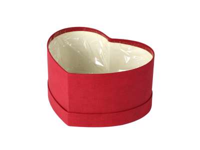 Boxes heart shape red 15x19x10