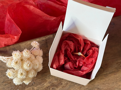 Gift Box 5x5x5cm Nude (10 pcs)