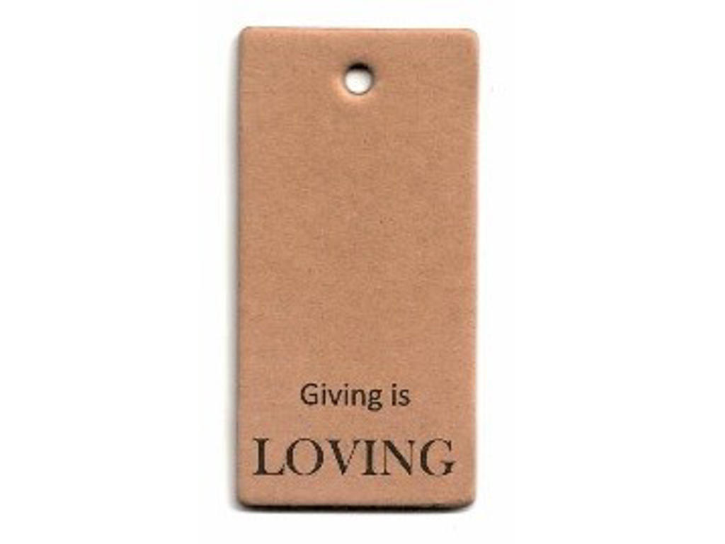Hængemærker Giving is Loving (50 stk)