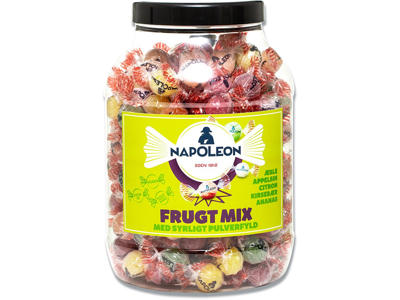 Napoleon frugt bolcher 1100gr. Ca. 160 stk