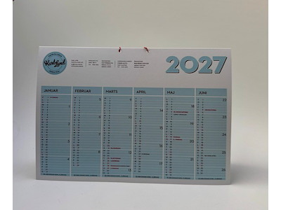 Karl Lund calendar 2027 - Free of charge