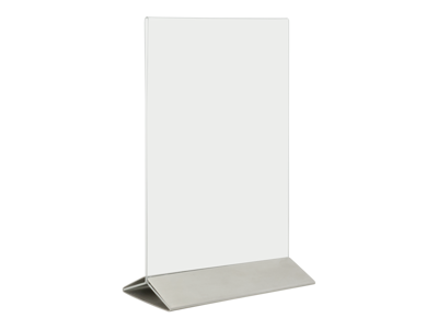 Securit Display, stainless steel base A6