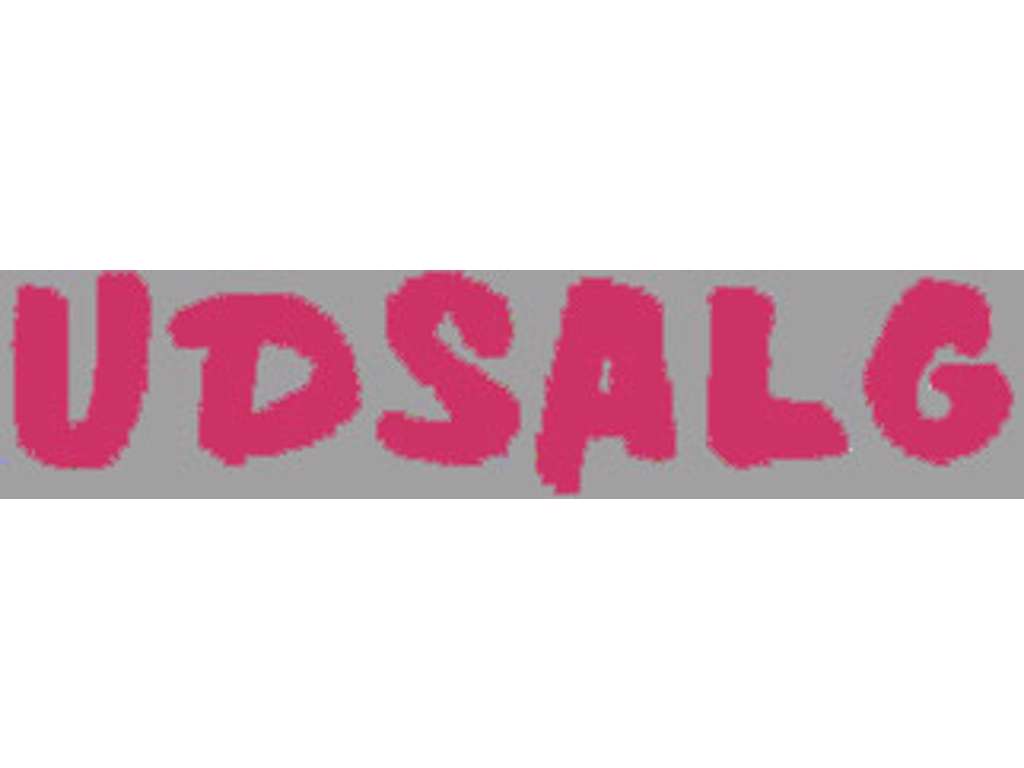 Udsalgsbogstaver små 23cm pink