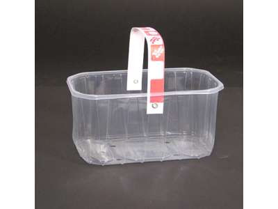 Plastic tray w/ handle 1 kg. (720)