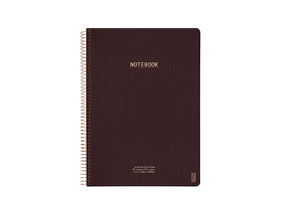 KOZO Notesbog A4 Premium Coffee