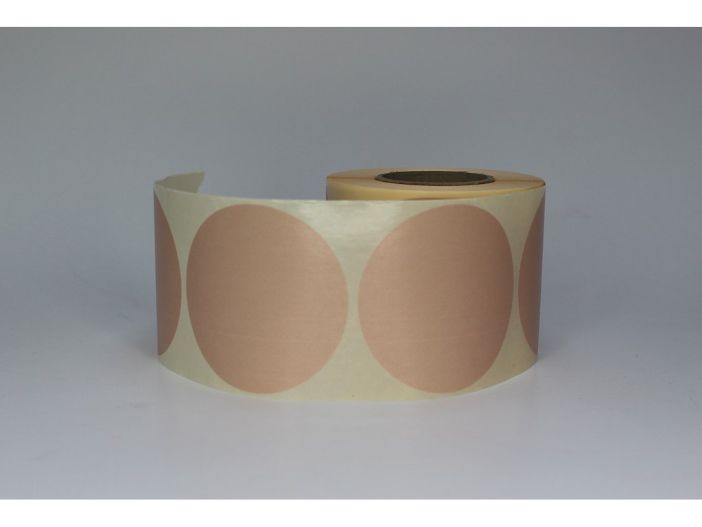 Labels Ø63mm Pink