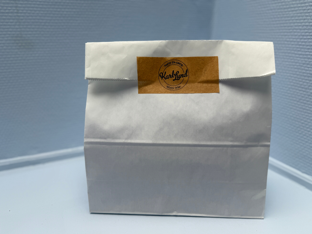 Block bottom bag white SOS no. 4 (25x11x30cm) 500 pieces per box