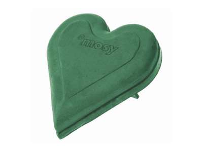 Mosy heart 20cm with stand