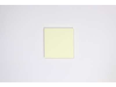 Memoblok gul  mellem 75x75mm.