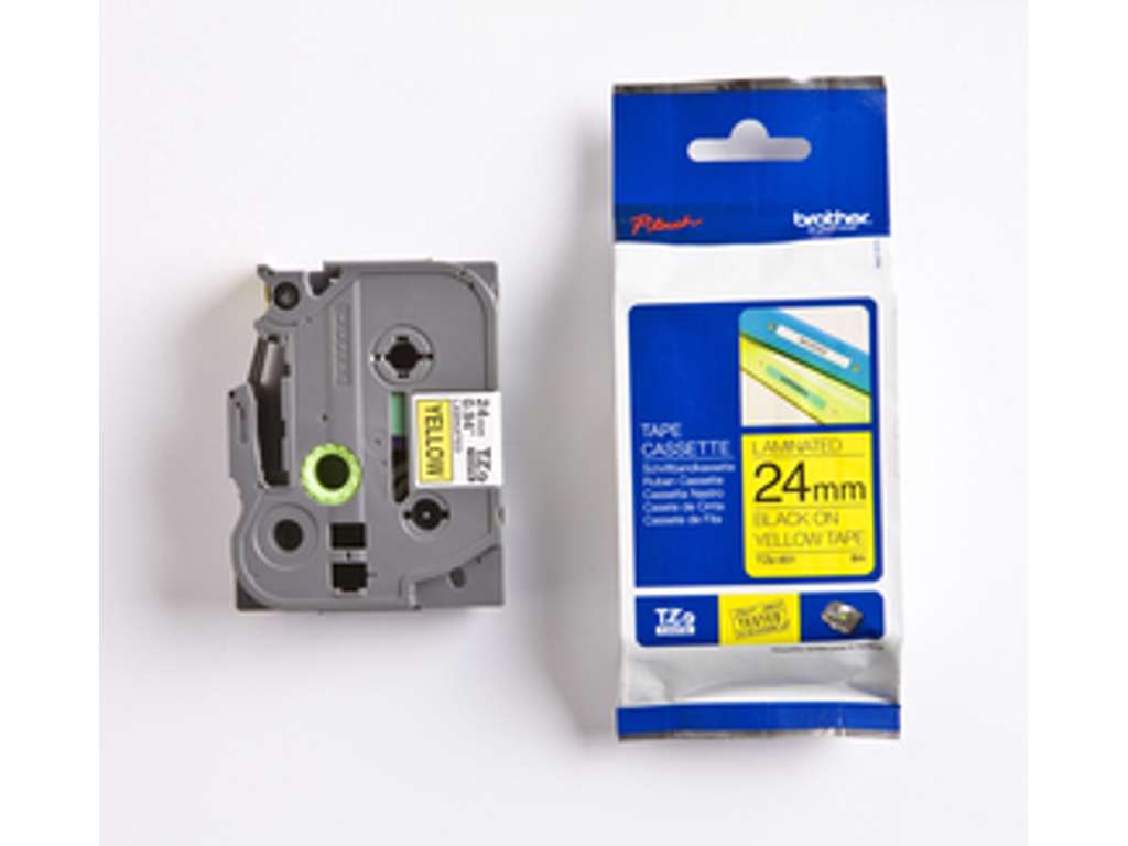 BROTHER TZE-651 24 MM SORT/GUL