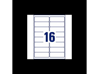 Etiketter Xerox  99,1x33,9mm 16 stk/ark 100 ark A4 i æske