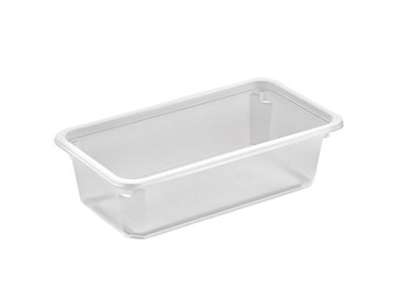Plastbakke 605ml  natur K2182-1F
