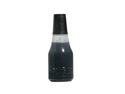 Gummi Stempel Farve Noris 25ml. Sort