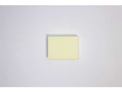 Memoblok gul lille  38x51mm.