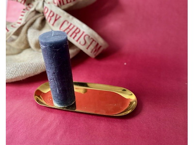 Messingfad Ovalt 23x9,5x1cm