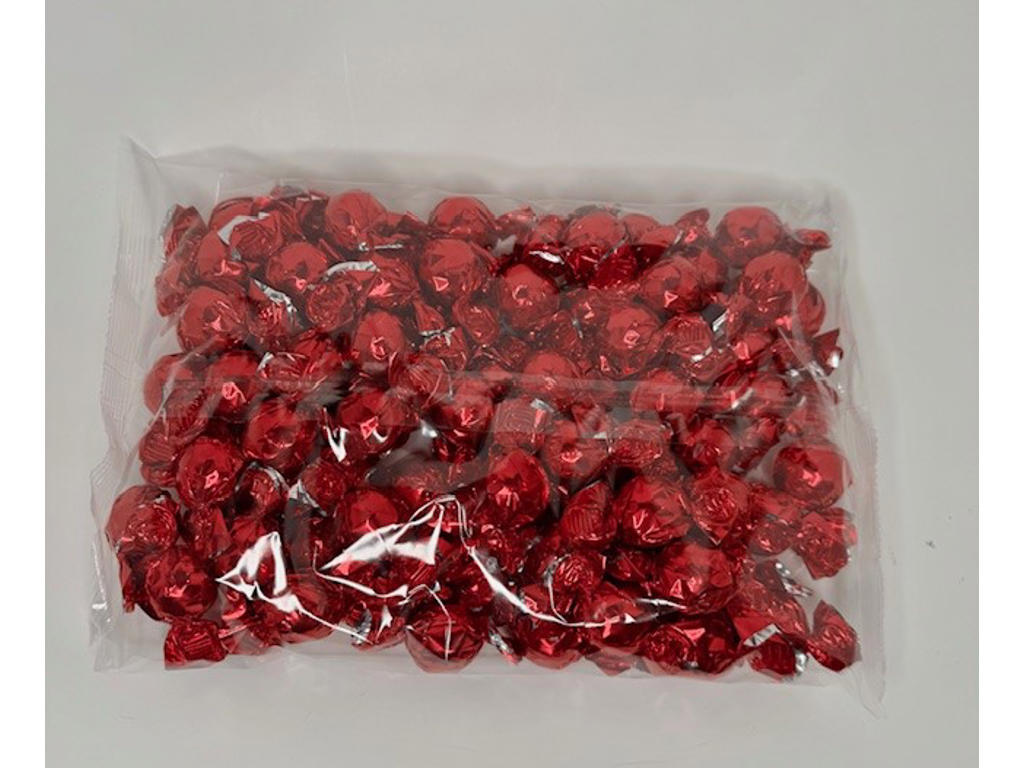 Chocolates with hazelnuts red - 1 kg. bag