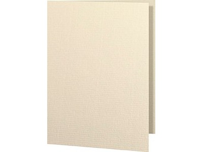 Dobbeltkort A6, 220g Elfenben