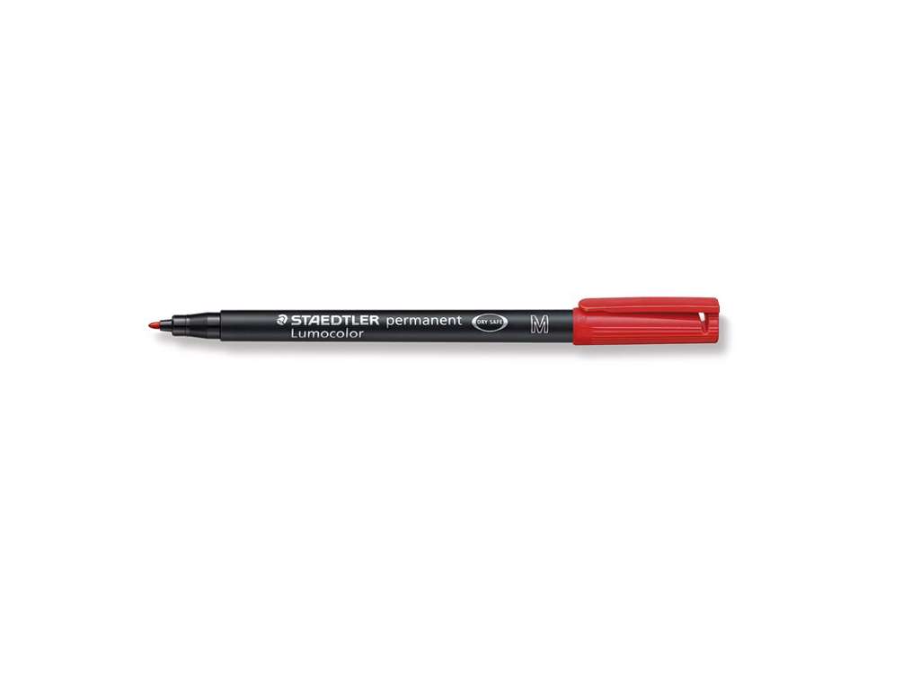 OHP pen Lumocolor red M 317-2, 0.8-1mm permanent