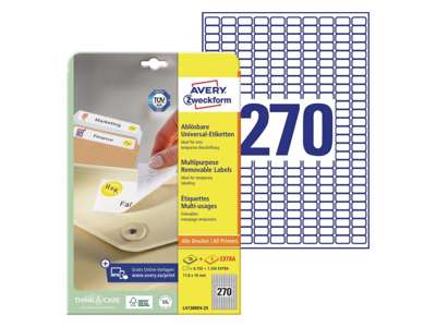 Avery etiket L4730REV-25 Aftalige etiketter