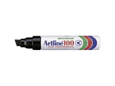 Artline 100 marker sort 7,5 - 12 mm.