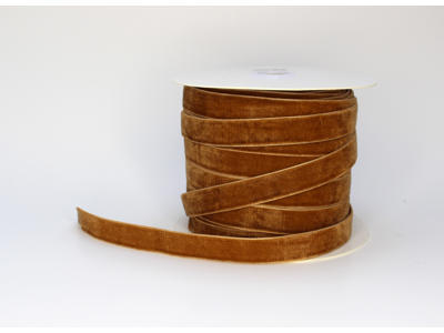 Velourbånd 16mm x 50y camel 01 - 45m