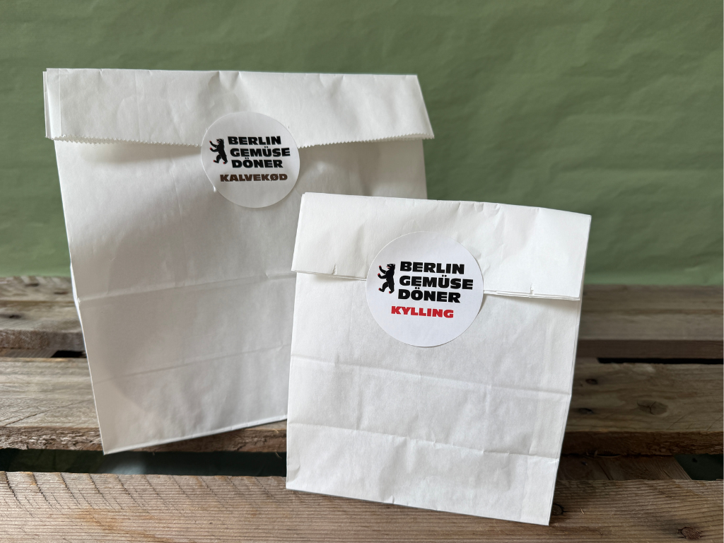 Etiketter ø63 mm med logo 1-4 farver