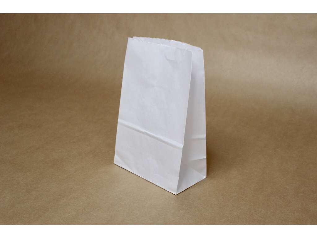 Block bottom bags White 2 kg 15,5x85x23cm