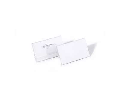 Navneskilte m. nål 40x75mm