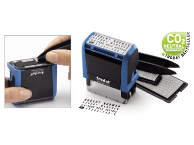 4912 Printy typomatic tekststempel