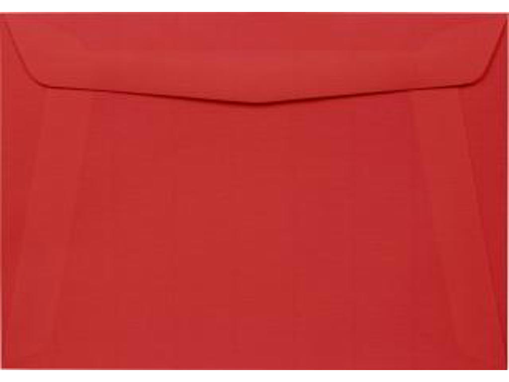 C5 Kuverter Rød 110g 162x229mm (50)