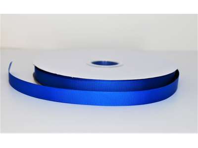 Silkebånd 16mm rillet Electric blue