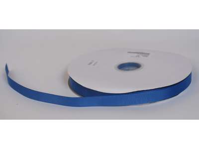 Silkebånd 16mm rillet Smoke Blue
