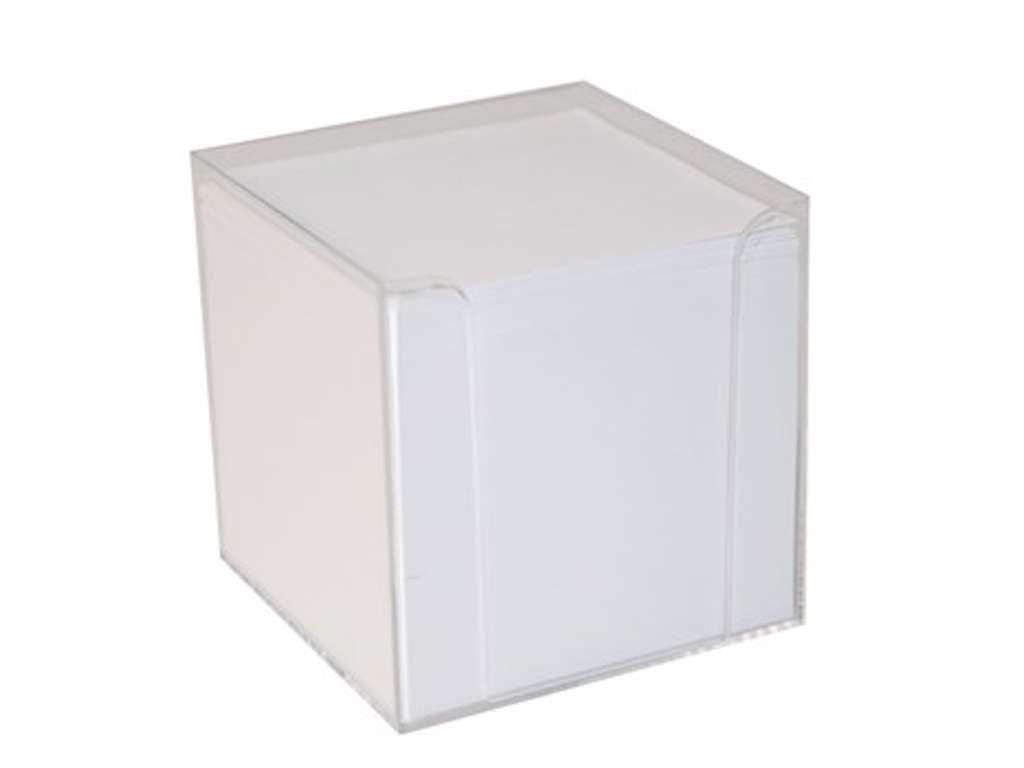 Kubusblok m/holder Hvid