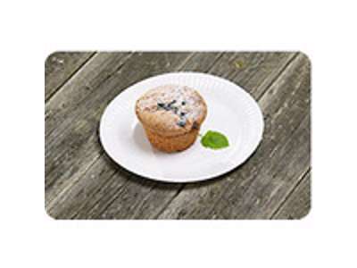 Paptallerken hvid 15 cm  250 stk./pk.