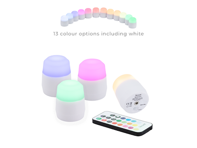 LED Amsterdam Fyrfadslys (12 stk.) Securit