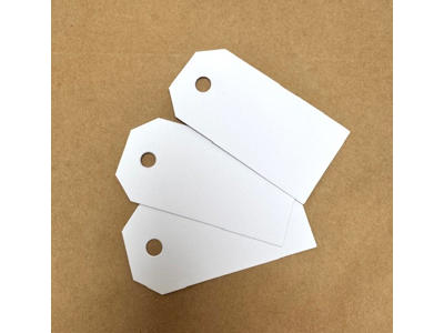 Manillamærker 92 4x8cm hvid (23660-03)