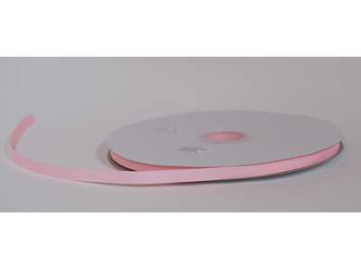 Silkebånd 9mm rillet Pearlpink