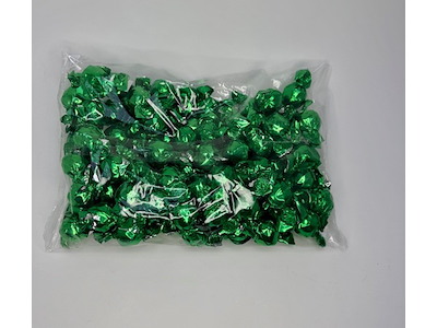 Chokoladekugler med mint fyld - grønne 1 kg