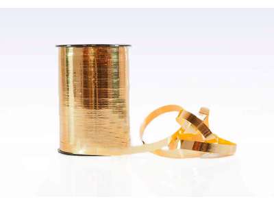 Gavebånd metallic 5mm guld