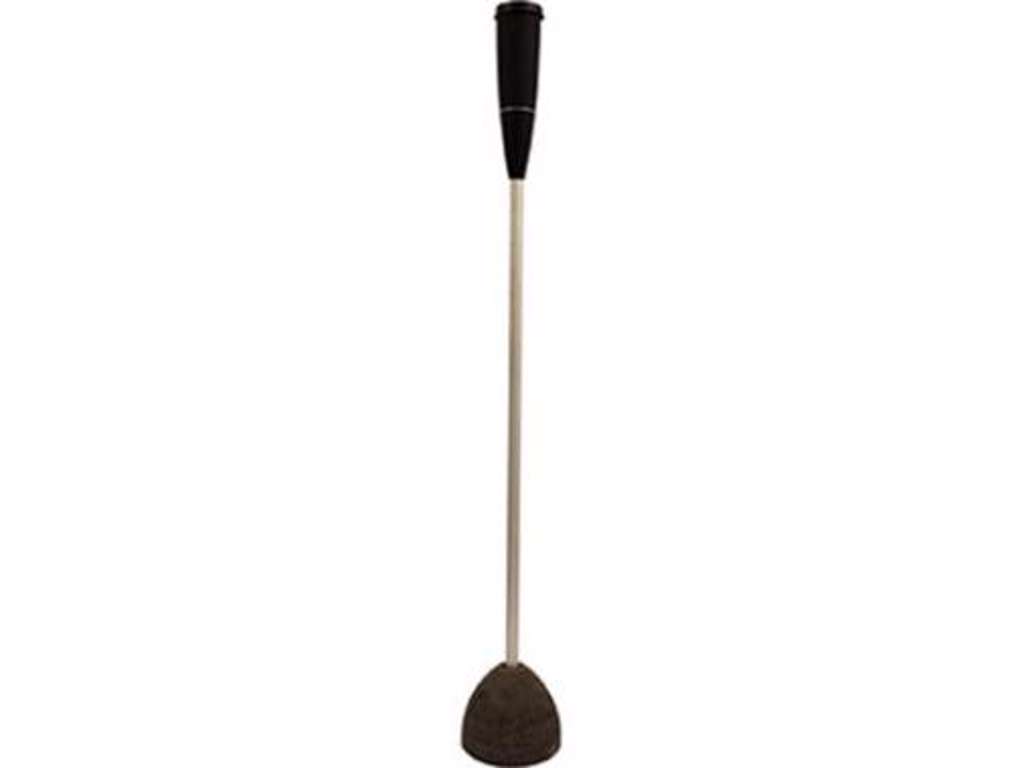 Torch outdoors 170 cm. high with wooden shaft on concrete base