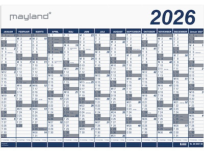 Mayland Kæmpekalender 2026 1x13 mdr. 