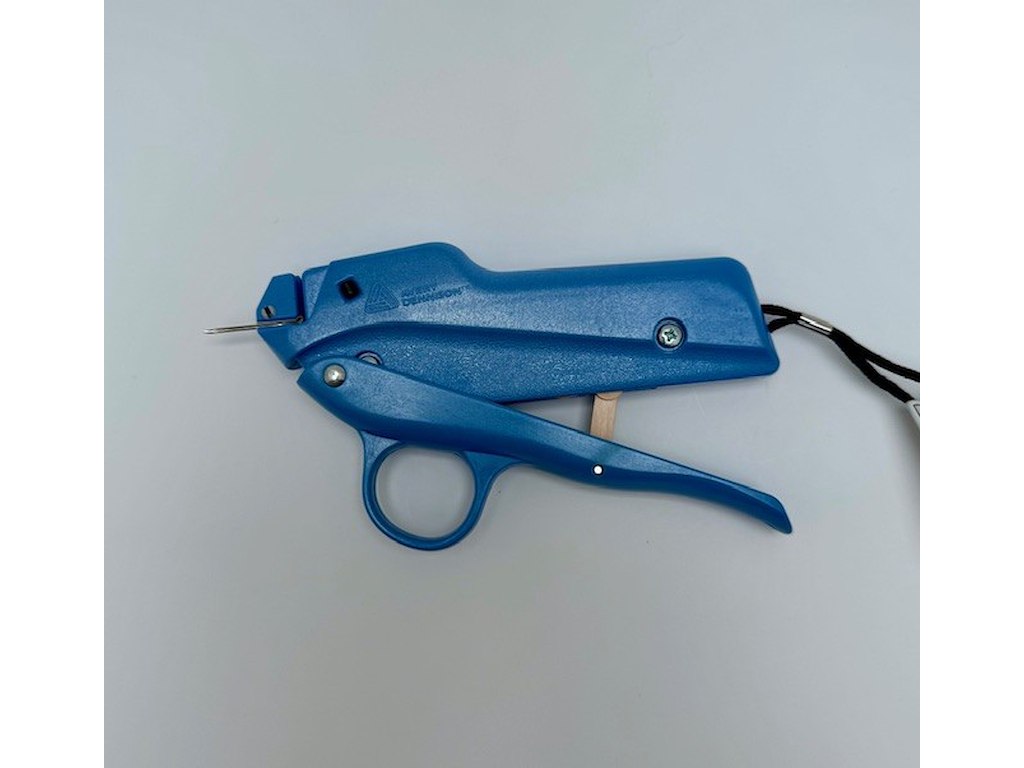 Dennison tekstilpistol Fine Mark II m/saksegreb blå