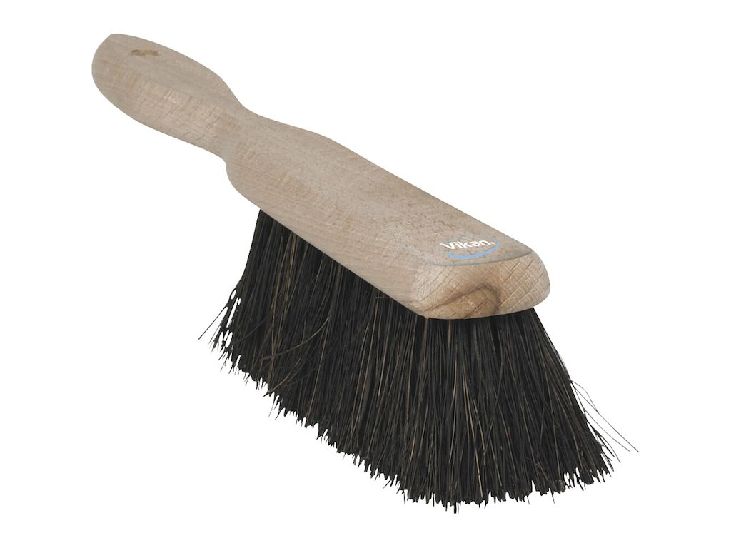 Håndkost m/ træhåndtag