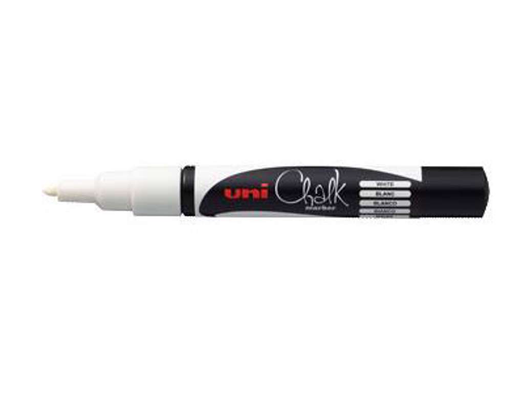 Uni Chalkmarker PWE-3M hvid