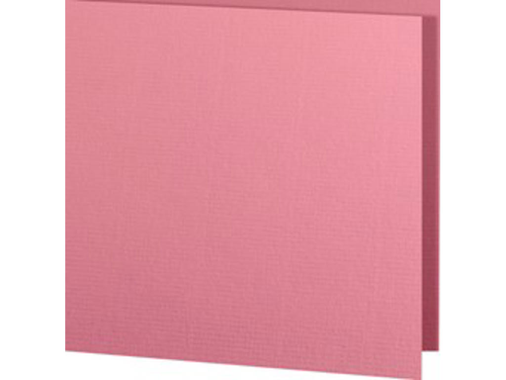 Dobbeltkort 160x160mm, 220g  Rosa (5)