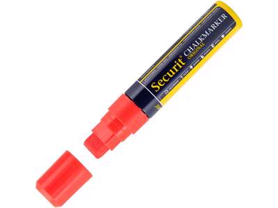Securit Chalk markers 7-15 mm red