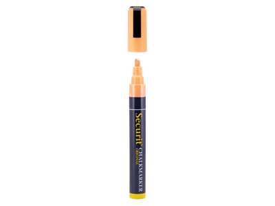 Securit chalk markers 2-6mm neon orange